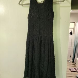 Black lace dress